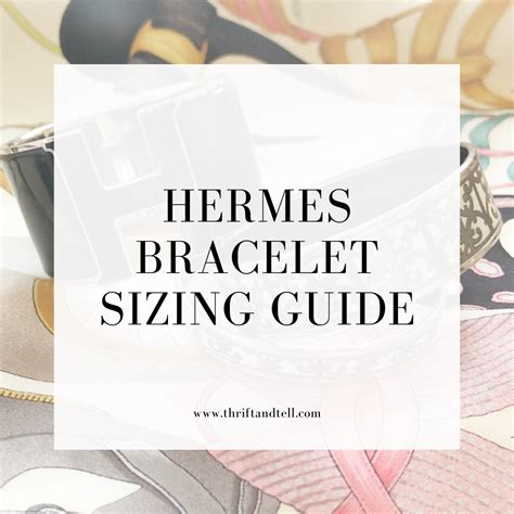 hermes sizes bracelet|hermes bangle size chart.